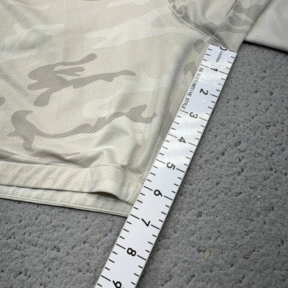 ASRV Shorts Mens XL White Camo Training Athletic Gym Technical Sportswear USA